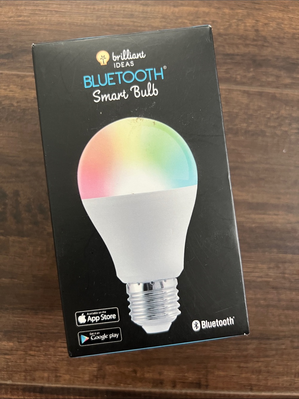 Bluetooth Smart Bulb - White with Multi-Color Light